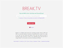 Tablet Screenshot of break.tv